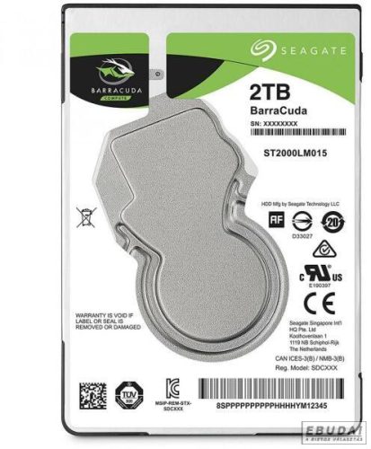 Seagate Barracuda 2,5" 2000GB belső SATA III 5400R