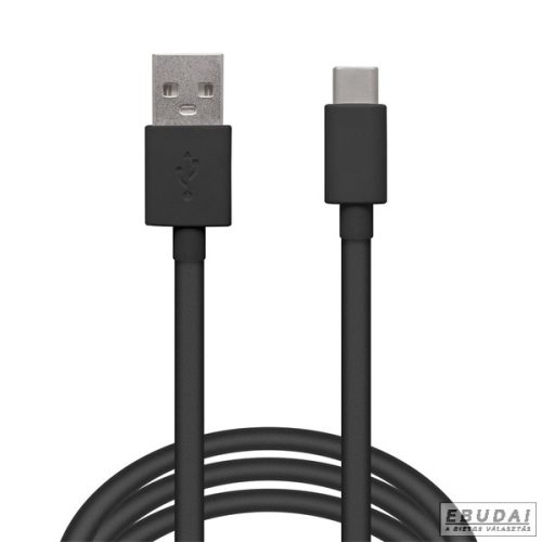 Delight 2m fekete USB Type-C adatkábel 