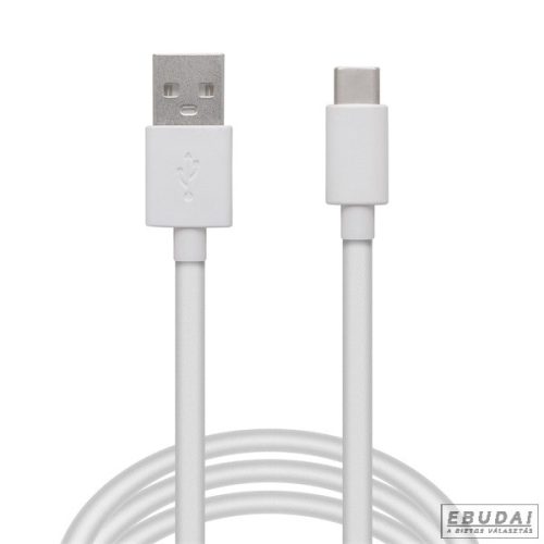 Delight 1m fehér USB Type-C adatkábel