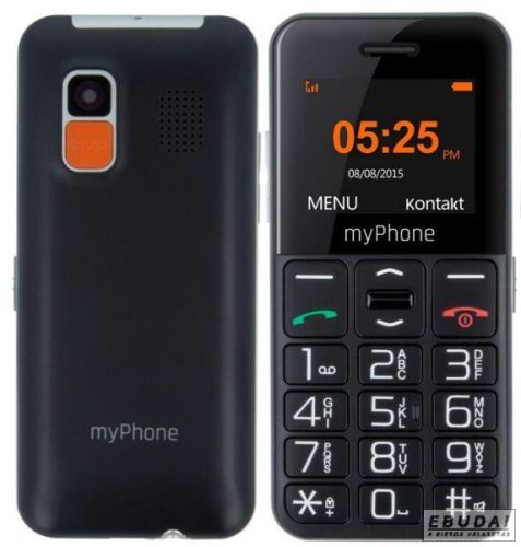Alcatel 2053 2,4" GPRS Dual SIM Volcano fekete mobiltelefon