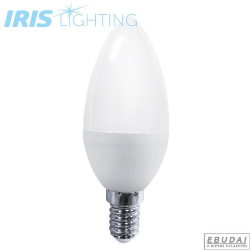 Iris Lighting E14 C37 8W/4000K/720lm gyertya LED fényforrás