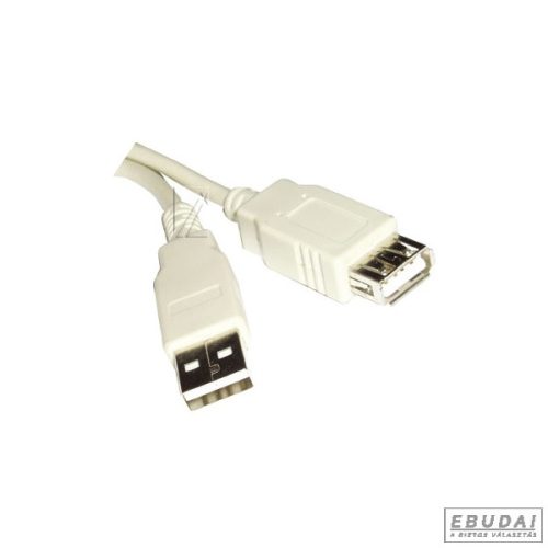 PRC USB 2.0 A- USB 2.0 A 2m hossz. kábel S3112A