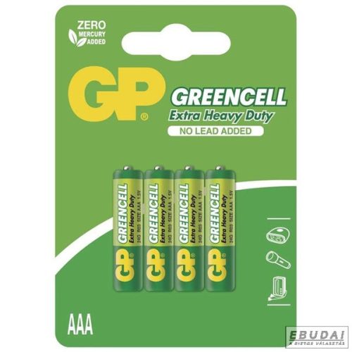 GP Greencell 24G 4db/blister mikro ceruza (AAA) elem