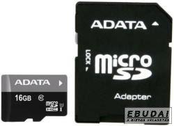 Adata micro SDHC memóriakártya adapterrel 16GB