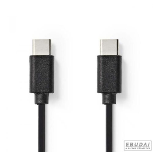 Nedis USB-C kábel 1m - USB 2.0 (CCGP60700BK10)