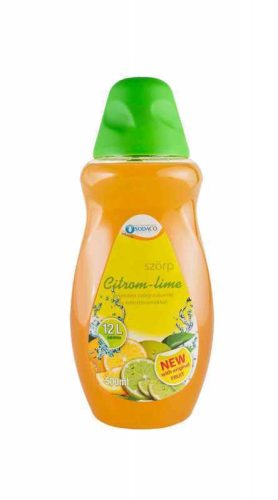 Citrom-lime gyümölcs szörp, 1:23, 500 mL