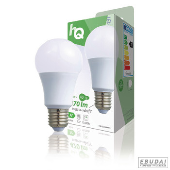 HQLE27A60001 LED Izzó E27 A60 470L 6W