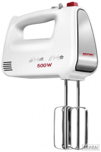 Kézimixer 500W, habverő, dagasztószár (MMR-19)