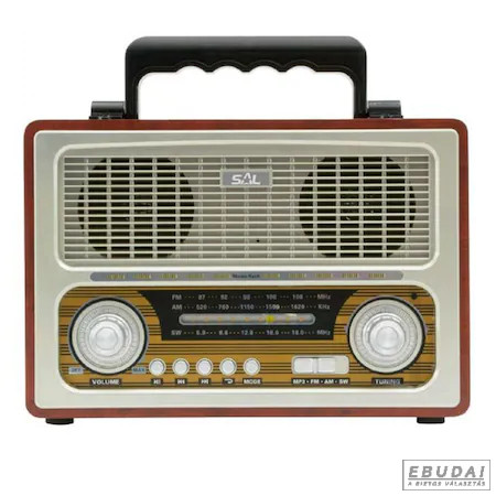 RRT 3B Retro táskarádió BT, USB