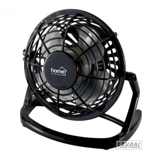 HOME Asztali ventilátor fekete, USB (TF 10 USB)