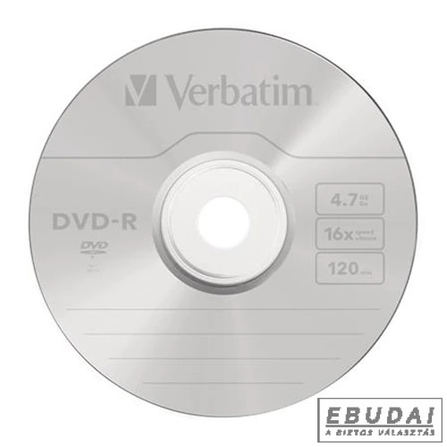 Verbatim DVD-R 4,7 Gb 16X írható DVD