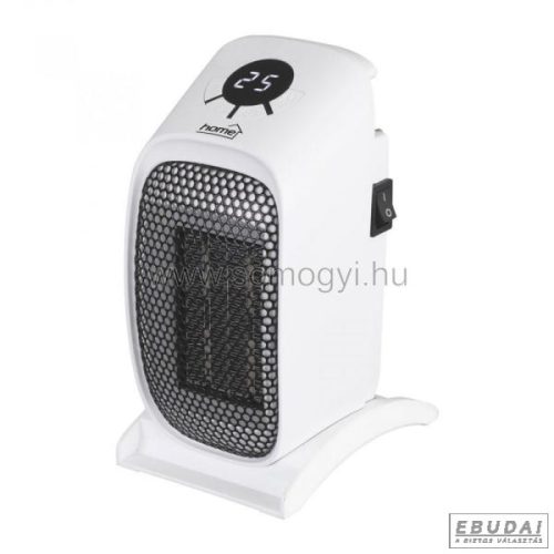 HOME FKH 400 Hordozható kerámia fűtőtest, 400W teljesítménnyel, ventilátoros, elektronikus termosztáttal (FKH 400)