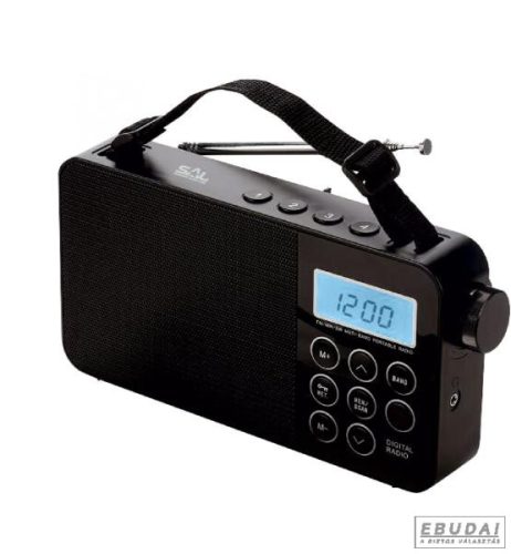 Somogyi Electronic SAL RPR 3LCD Profi táskarádió Ébresztő óra funkció extra elalvás késleltető Digitális tuner