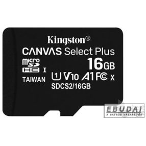 Kingston 16GB SD micro Canvas Select 80R
