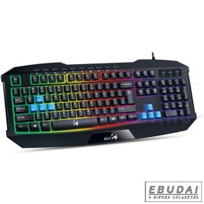   Genius Scorpion K215 Illuminated HUN USB fekete billentyűzet