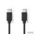 Nedis USB-C kábel 1m - USB 2.0 (CCGP60700BK10)