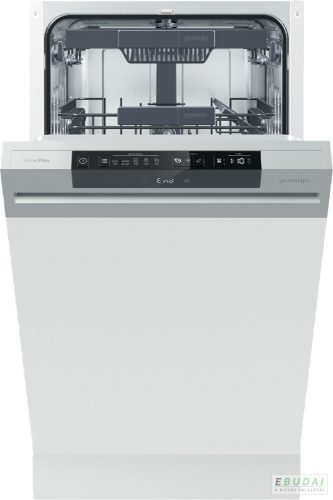 Gorenje GI561D10S ezüst, programok száma: 5, beépíthető, 11 terítékes mosogatógép 