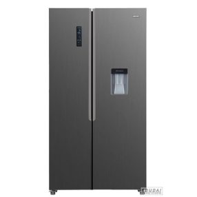   Side by Side Hűtőszekrény fagyasztóval 472 l inox vízadagolóval (MPM-439-SBS-15/WD)