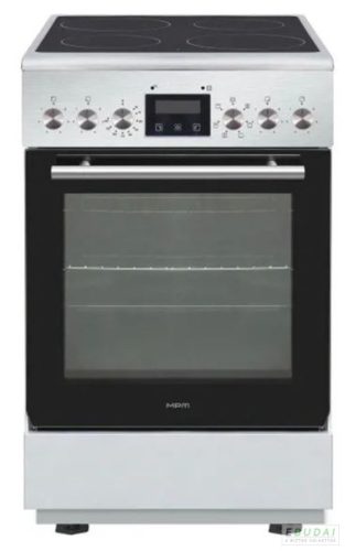 Szabadonálló indukciós tűzhely, légkeverés inox (MPM-55-KEI-38)