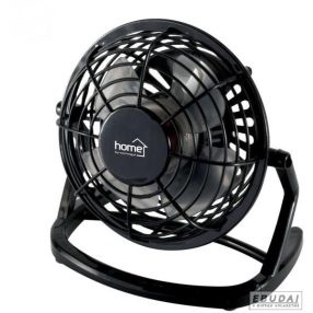 HOME Asztali ventilátor fekete, USB (TF 10 USB)