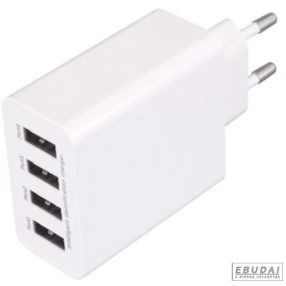   SAL 50USB hálózati USB-s töltő max. 5A 4db USB aljzat (SA 50USB)